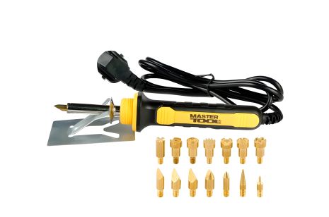 Набір для випалювання по дереву 30 Вт 220 V/50 Hz 14 насадок MASTERTOOL 44-0021 (універсальний)