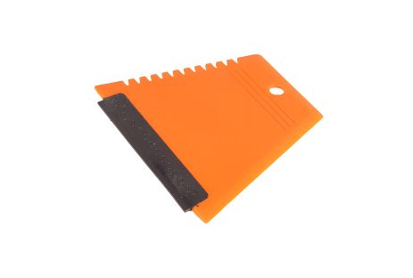Автомобільний скребок для льоду з водозгоном MASTERTOOL 84-0012, (110х120 мм)