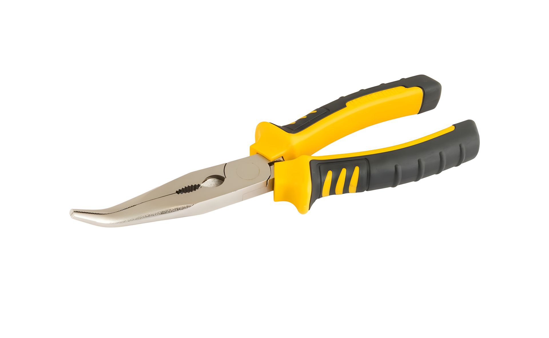 MASTERTOOL Щипці вигнуті 200 мм С55/HRC 45~50, 23-3200 MASTERTOOL Щипці вигнуті 200 мм С55/HRC 45~50, 23-3200