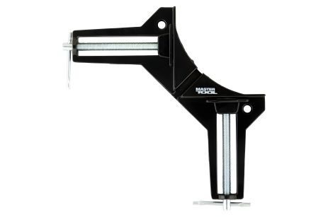 Угловая столярная струбцина 90° угол захвата 75 мм 500 Н MASTERTOOL 07-0500