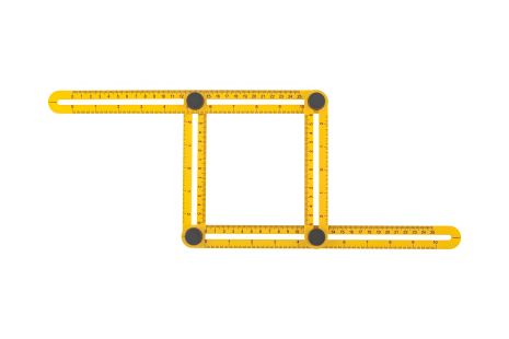 Шаблонный метр 250х120 мм пластиковый MASTERTOOL 30-3525 Шаблонный метр 250х120 мм пластиковый MASTERTOOL 30-3525