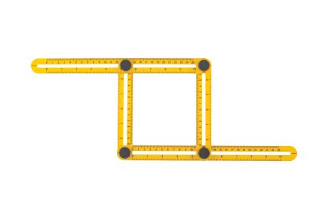 Шаблонный метр 250х120 мм пластиковый MASTERTOOL 30-3525 Шаблонный метр 250х120 мм пластиковый MASTERTOOL 30-3525