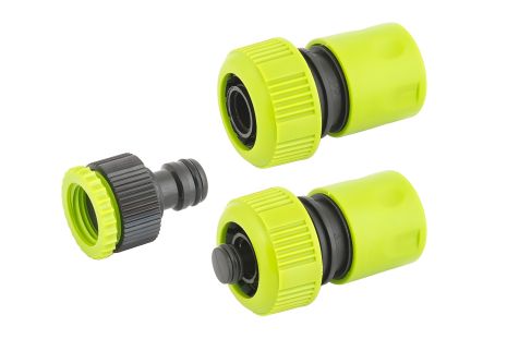 Тричастинний набір для поливу (адаптер ½" ВР-¾" ВР/конектор ¾"/конектор ¾" STOP) MASTERTOOL 92-9338 Тричастинний набір для поливу (адаптер ½" ВР-¾" ВР/конектор ¾"/конектор ¾" STOP) MASTERTOOL 92-9338