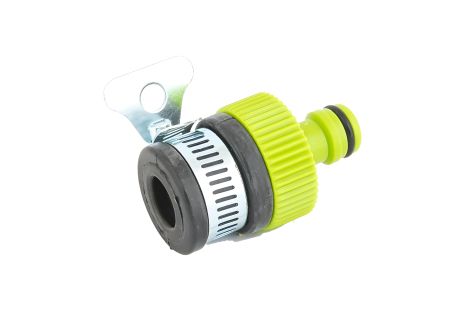 Адаптер для крану ½"-¾" з ущільнювачем та хомутом MASTERTOOL 92-9328