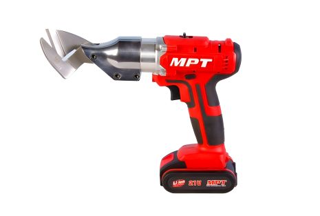 Акумуляторні ножиці по металу 21 В Li-ion 1.5 Ач 2 швидкості 0.1-2 мм сумка MASTERTOOL MCS2150.C1