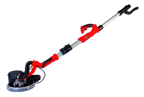 Шлифовальная машина для стен и потолков 750 Вт, 800-1700 об/мин, Ø215 мм, длина 120-180 см, аксессуары 6 шт MASTERTOOL MDS7503L