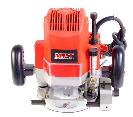 Фрезерна машина PROFI 1800 Вт 23000 об/хв цанга 6-12 мм хід фрези 65 мм аксесуари 9 шт MASTERTOOL MRU1205