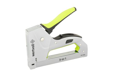 Степлер ресорний 3-в-1 для скоби R53 (4-14мм), шпилька (14 мм), цвях (14 мм), металевий корпус з ергономічною ручкою, MASTERTOOL FX-1104 Степлер ресорний 3-в-1 для скоби R53 (4-14мм), шпилька (14 мм), цвях (14 мм), металевий корпус з ергономічною ручкою, MASTERTOOL FX-1104