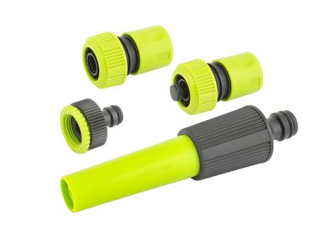 Набір для поливу 4 шт (насадка "Морква"/адаптер ½" ВР-¾" ВР/коннектор ¾"/коннектор ¾" STOP) MASTERTOOL Набір для поливу 4 шт (насадка "Морква"/адаптер ½" ВР-¾" ВР/коннектор ¾"/коннектор ¾" STOP) MASTERTOOL