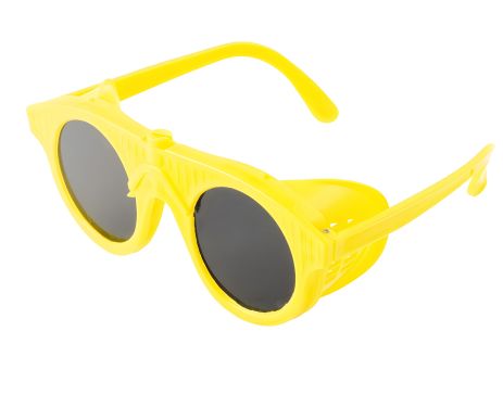 Окуляри захисні для зварювання скляні лінзи DIN10 оправа ПВХ бічні щитки затемнені MASTERTOOL 82-0206 Окуляри захисні для зварювання скляні лінзи DIN10 оправа ПВХ бічні щитки затемнені MASTERTOOL 82-0206