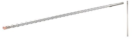 Бетонное сверло SDS-MAX 25х1000 мм QUADRO S4 MASTERTOOL 4-25-100