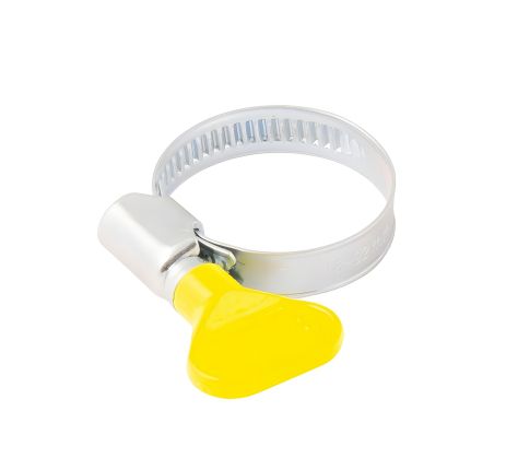 Червячный хомут German типа "Бабочка" W1 DIN 3017 Ø 18-32 мм, 9 мм, набор 25 шт MASTERTOOL 20-1995