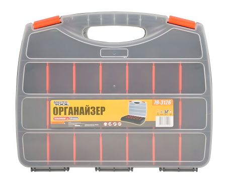 Ручной органайзер 12.5" 320х260х50 мм 21 секция MASTERTOOL 79-3126 Ручной органайзер 12.5" 320х260х50 мм 21 секция MASTERTOOL 79-3126