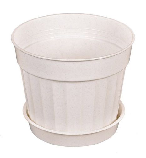 Квітковий горщик "АТТИКА" Ø18 см білий MASTERTOOL 92-8015 Квітковий горщик "АТТИКА" Ø18 см білий MASTERTOOL 92-8015