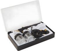 Мини аэрограф пневматический с аксессуарами MASTERTOOL 81-8710