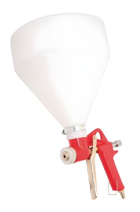 Пневмопістолет для штукатурки ХОПР 3 форсунки Ø 4/6/8 мм ВПЛБ 5000 мл 3-5 бар MASTERTOOL 81-8770