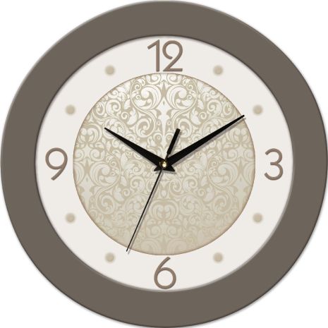 Watch Wall Vintage 350x350x45mm [MDF, пластик, під склом] uta-22-fbe сірий