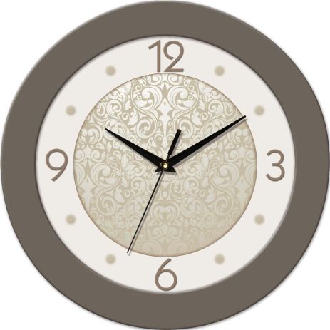 Watch Wall Vintage 350x350x45mm [MDF, пластик, під склом] uta-22-fbe сірий