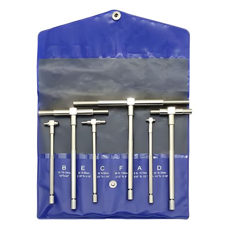 Набір телескопічних нутромірів 8-150мм, 6 штук в сумці TGSB8150