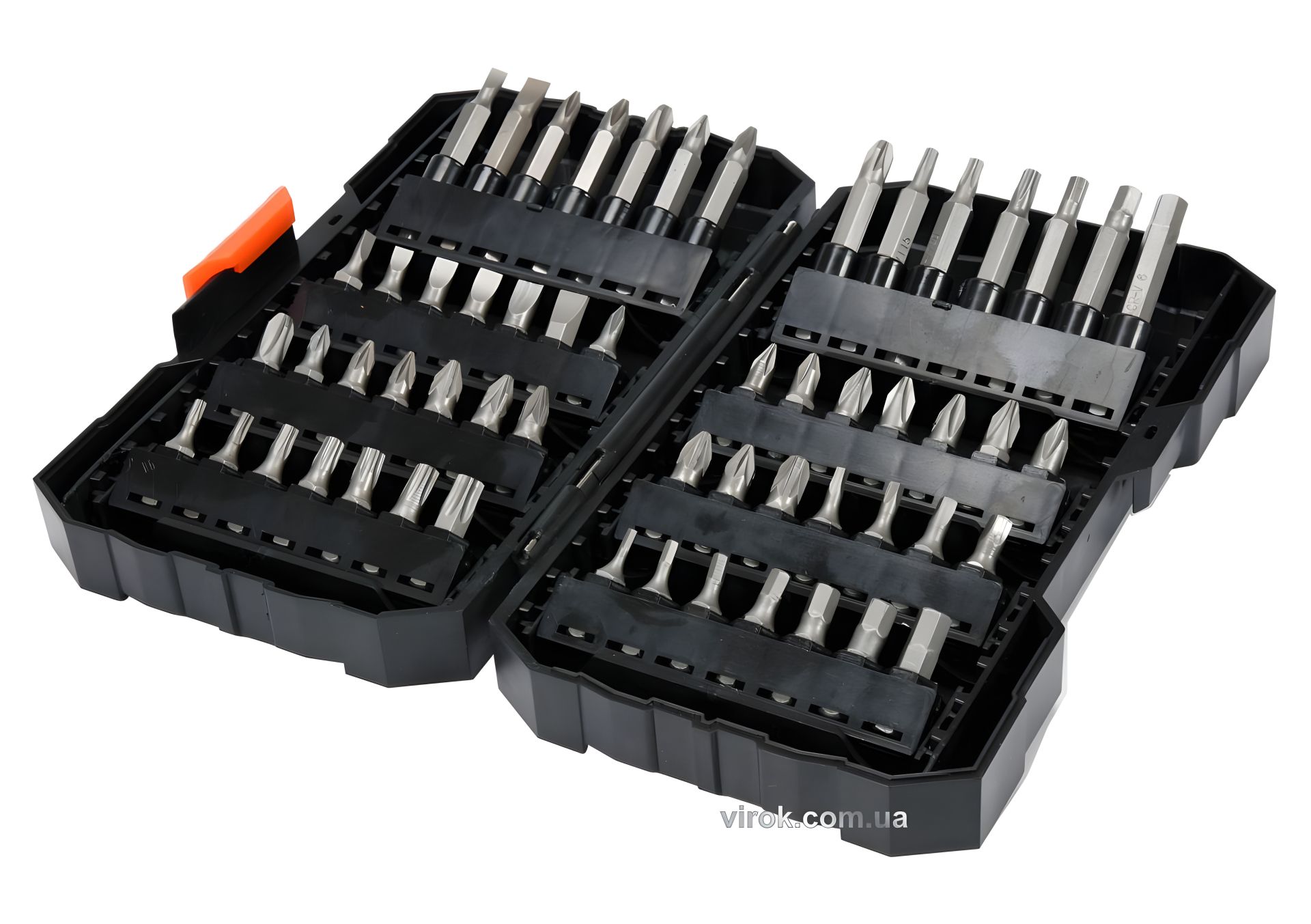 Комплект отверточных насадок STHOR 1/4" 25 мм 56 шт Vorel 66310 Комплект отверточных насадок STHOR 1/4" 25 мм 56 шт Vorel 66310