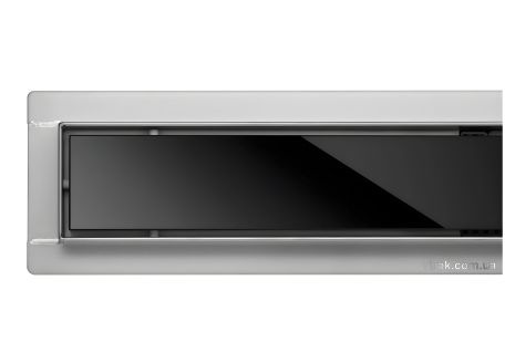 Душовий трап FALA "BLACK GLASS" з нержавіючої сталі 60 х 7 х 7 см, виробництва Vorel 75386