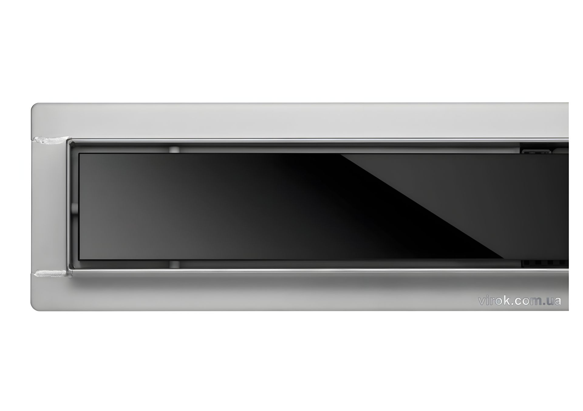 Душевой трап FALA "BLACK GLASS" из нержавеющей стали 90 х 7 х 7 см Vorel 75389 Душевой трап FALA "BLACK GLASS" из нержавеющей стали 90 х 7 х 7 см Vorel 75389