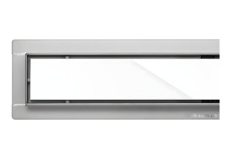 Трап для душу FALA "WHITE GLASS" з нержавіючої сталі 70 х 7 х 7 см Vorel 75382 Трап для душу FALA "WHITE GLASS" з нержавіючої сталі 70 х 7 х 7 см Vorel 75382