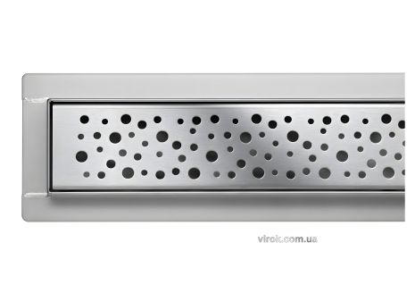 Душевой трап FALA "NAPO", нержавеющая сталь, 90 х 7 х 5.2 см Vorel 75380