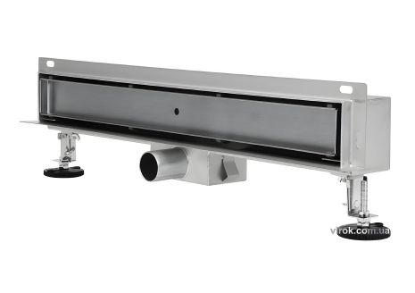 Настенный сливной трап из нержавеющей стали FALA "BRICK" 90x4x5 см Vorel 75356