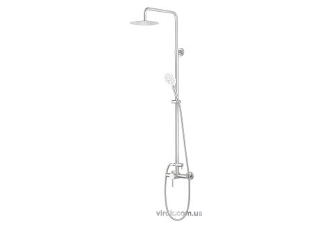 Душевой комплект "STEELY" FALA с 2 функциями, высота 96-126 см, Vorel 75662