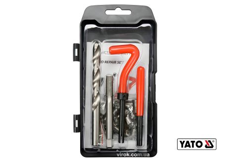 Ремонту для різьблення набір М10x1,50 мм, Yato YT-17634