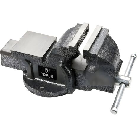 Слюсарні тиски з ковадлом, загартовані губки Topex 07A107 Слюсарні тиски з ковадлом, загартовані губки Topex 07A107