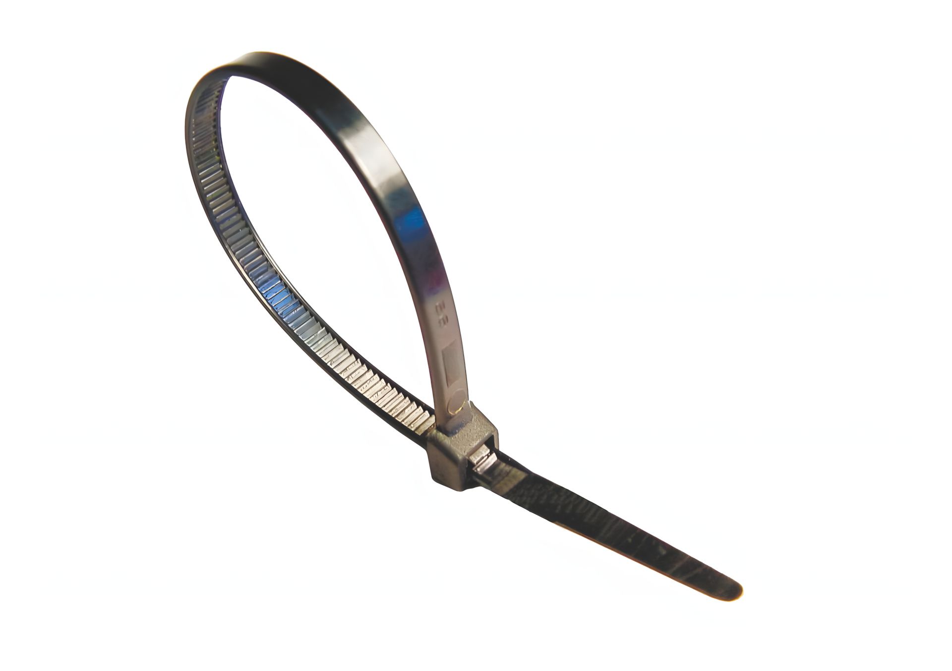 Хомут стяжний капроновий чорний 300х7,8, 100 шт. Хомут стяжний капроновий чорний 300х7,8, 100 шт.