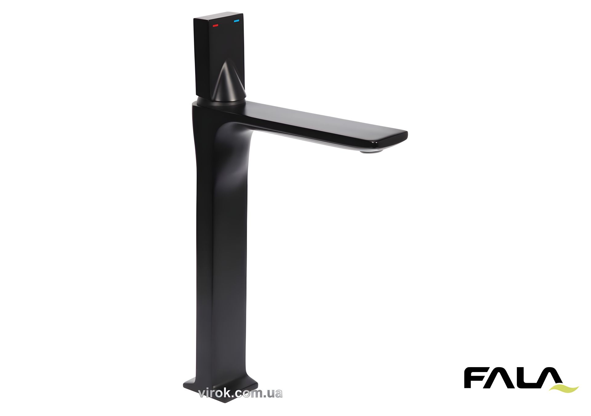 Высокий смеситель для умывальника "NOIR" FALA с шаровым регулятором Vorel 75886 Высокий смеситель для умывальника "NOIR" FALA с шаровым регулятором Vorel 75886