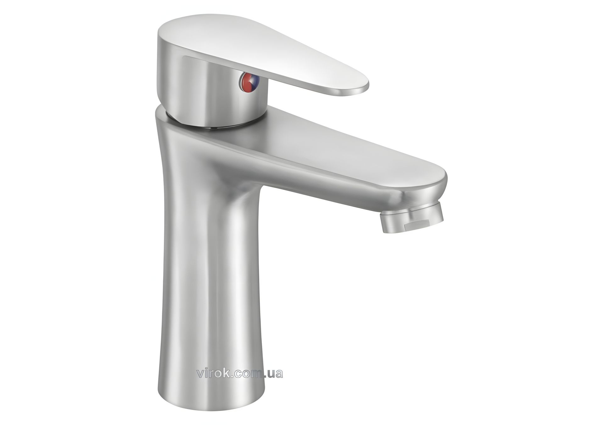 Змішувач FALA "STEELY" для раковини з кульовим регулятором Vorel 75802 Змішувач FALA "STEELY" для раковини з кульовим регулятором Vorel 75802