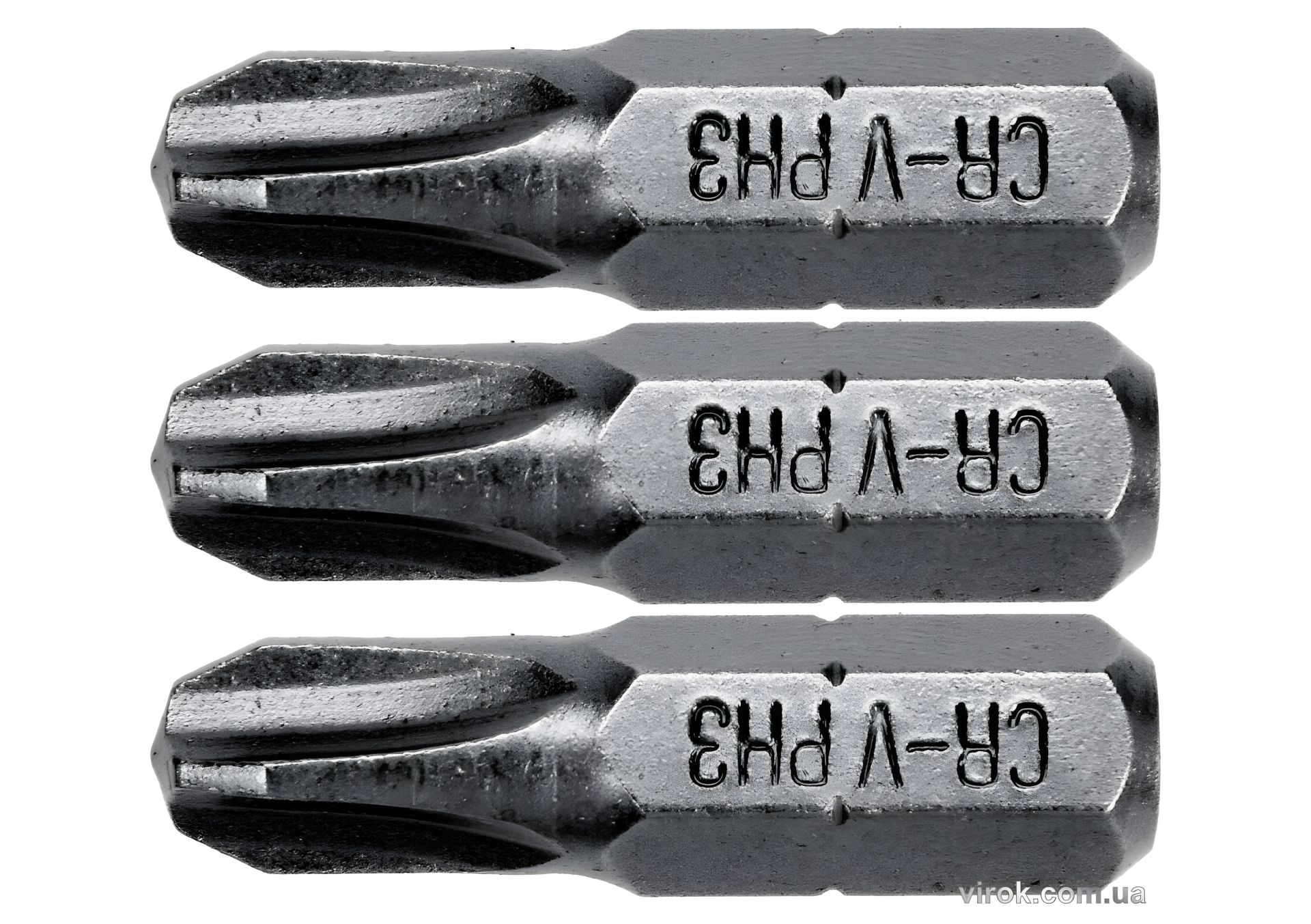 Phillips насадки STHOR PH3 x 25 мм HEX 1/4 Cr-V 3 шт Vorel 65454 Phillips насадки STHOR PH3 x 25 мм HEX 1/4 Cr-V 3 шт Vorel 65454
