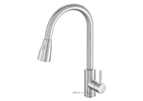 Смеситель для раковины "STEELY" FALA с шаровым регулятором, Vorel 75805