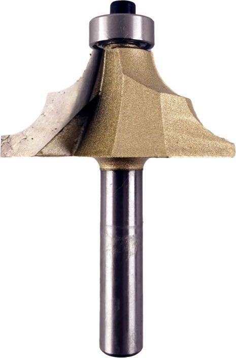 Фреза кромочная калевочная D-44.7 мм, R-8 мм, d-8 мм Pobedit P-2009-08-08 Фреза кромочная калевочная D-44.7 мм, R-8 мм, d-8 мм Pobedit P-2009-08-08