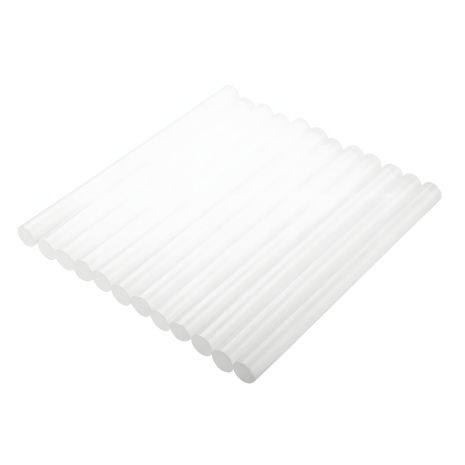 Прозорі клейові стрижні 11 мм, 12 шт. по 250 мм, Topex 42E113 Прозорі клейові стрижні 11 мм, 12 шт. по 250 мм, Topex 42E113