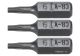Отверточная насадка STHOR "TORX" T9 x 25 мм HEX 1/4" Cr-V 3 шт Vorel 65491