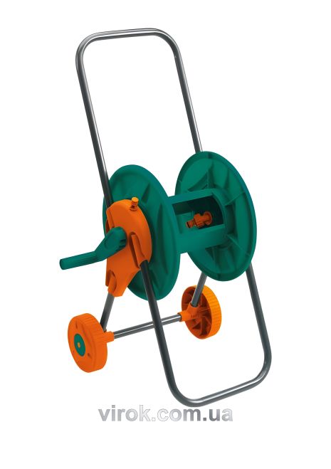 Тележка на колесах с барабаном для шланга FLO 5/8" - 30 м 1/2" - 45 м Vorel 89335