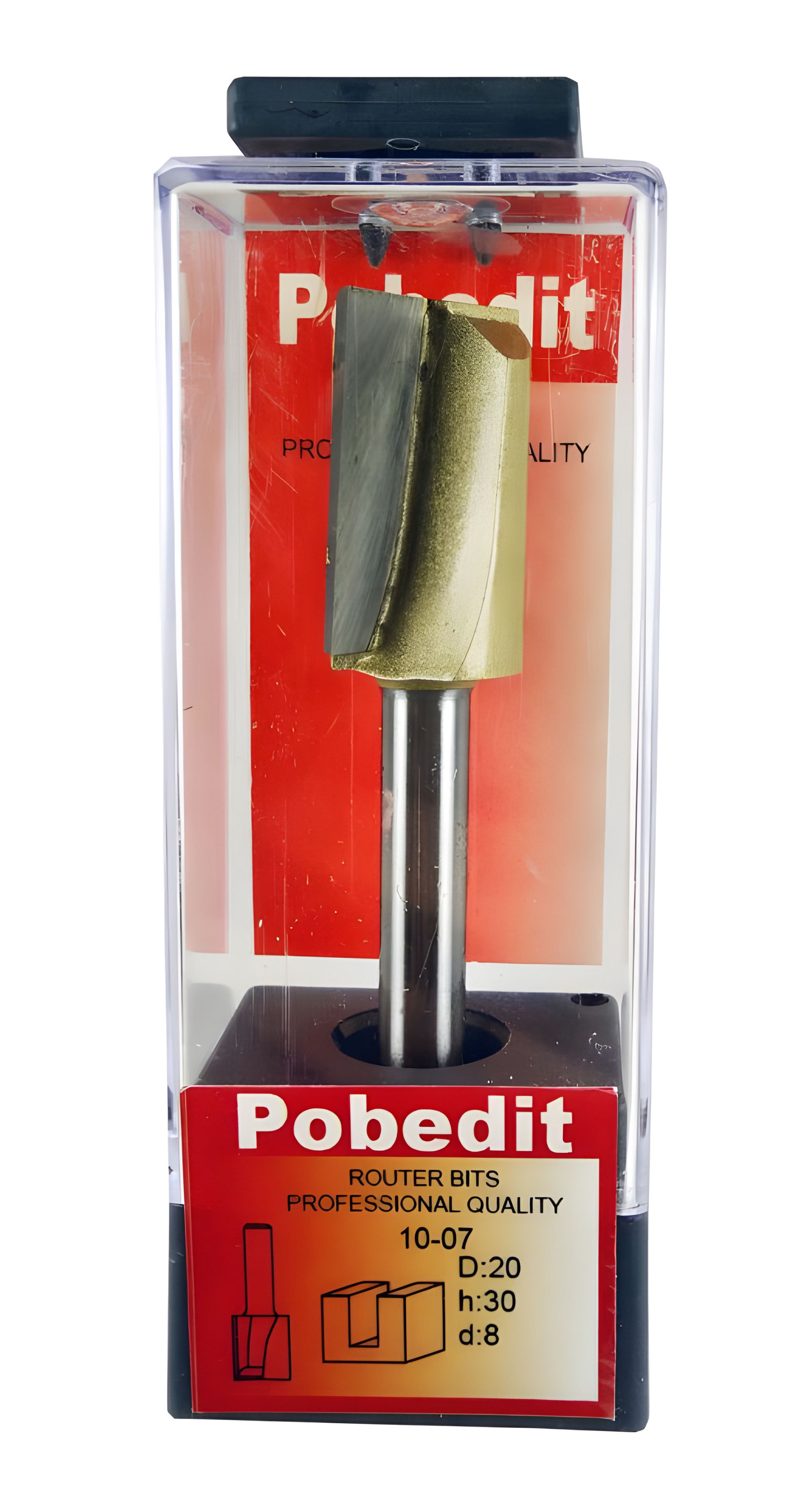 Пазова фреза пряма D-20 мм, d-8 мм Pobedit P-1007-08-20 Пазова фреза пряма D-20 мм, d-8 мм Pobedit P-1007-08-20