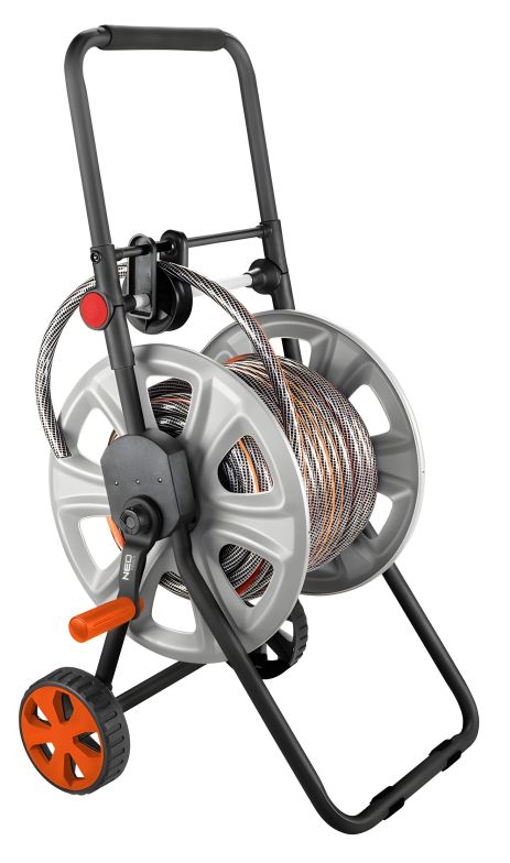 Садовий візок для шланга, металевий, до 60 м, NEO 15-792