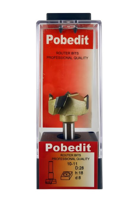 Форстнера фреза D-28 мм, d-8 мм Pobedit P-1011-08-28 Форстнера фреза D-28 мм, d-8 мм Pobedit P-1011-08-28