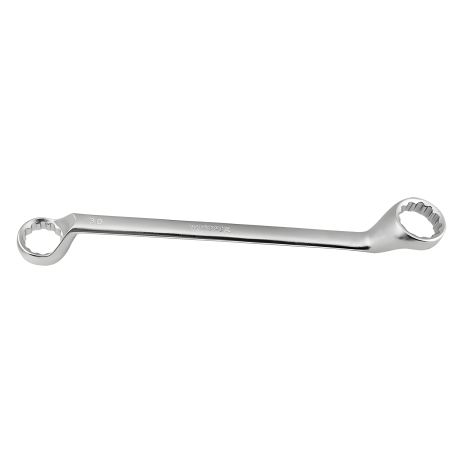 Изогнутый накидной ключ 30х32 мм, сталь CrV, модель Topex 35D823