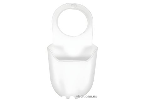 Підвісний силіконовий органайзер для губки, білий, FALA 200 х 100 мм від Vorel (74786) Підвісний силіконовий органайзер для губки, білий, FALA 200 х 100 мм від Vorel (74786)