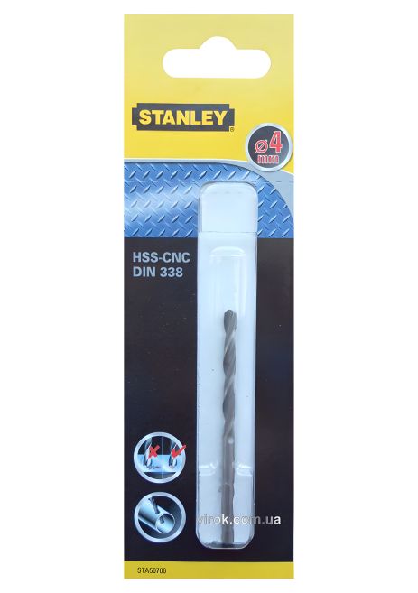 Металлическое сверло Stanley STA50706-QZ, 4 мм