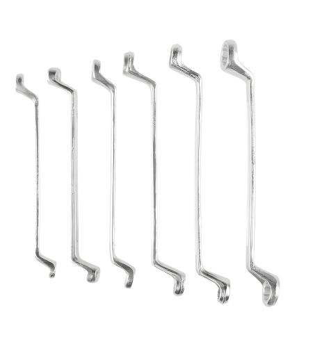 Комплект накидных коленчатых ключей 6 ед. Top Tools 35D455