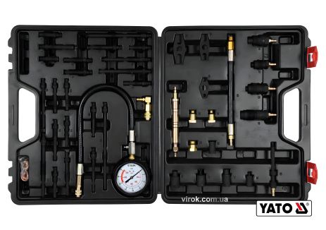 Компресометр для бензинових та дизельних двигунів, 50 предметів Yato YT-73012