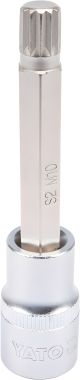 Головка торцевая с отверточной насадкой Spline, 1/2" M10 100 мм, Yato YT-04353